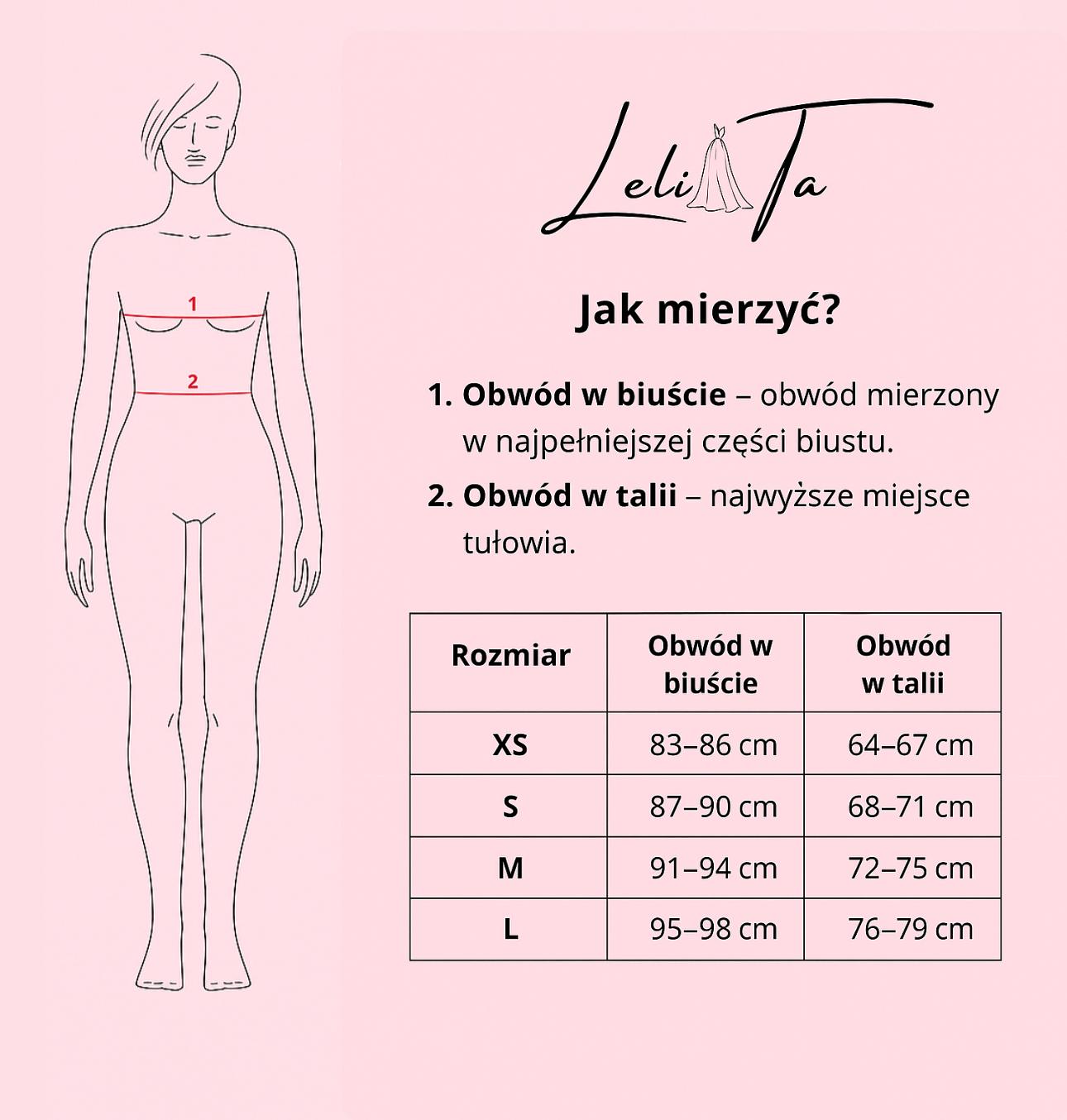 Tabela rozmiarów LeliTa